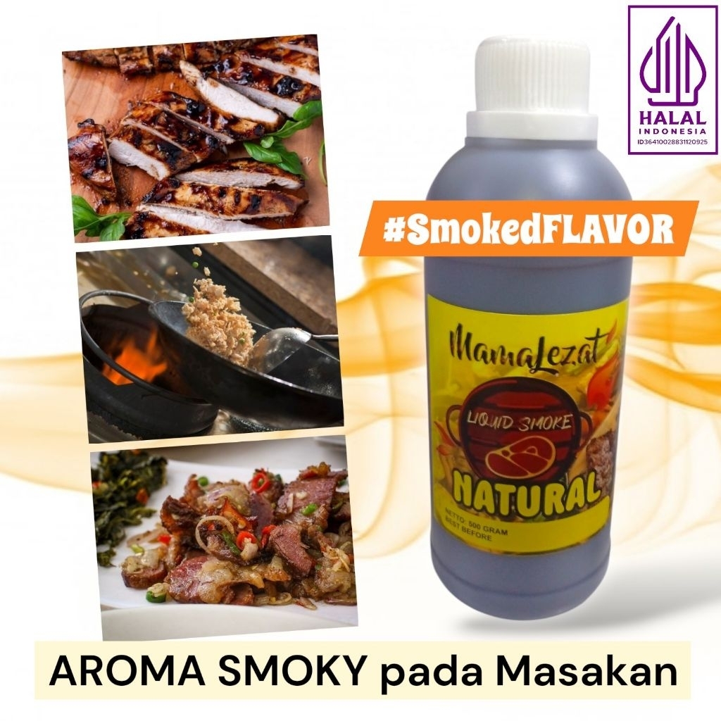 Jual Cairan Penambah Rasa Asap pada Makanan Smokey 1 kg Aroma Asap Wood ...