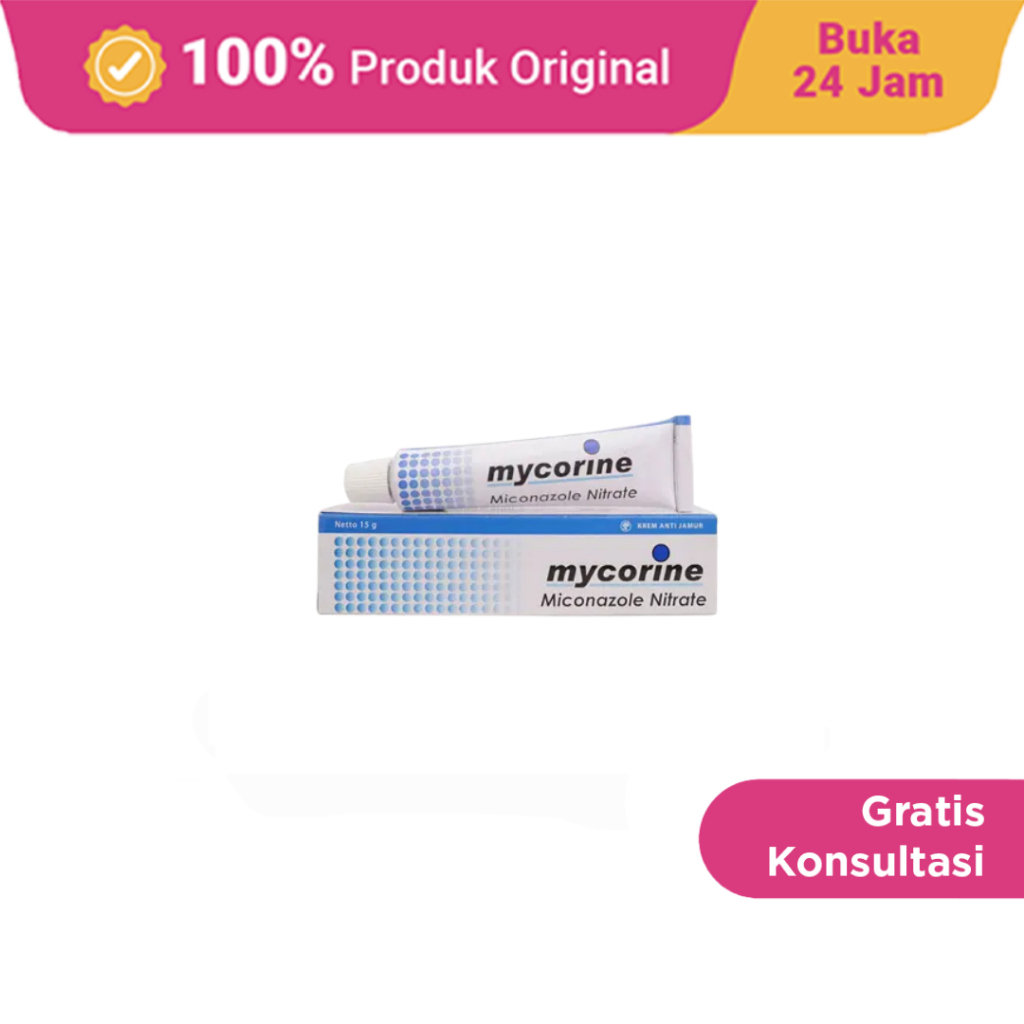 Jual MYCORINE KRIM 1 TUBE @ 15 G | Shopee Indonesia