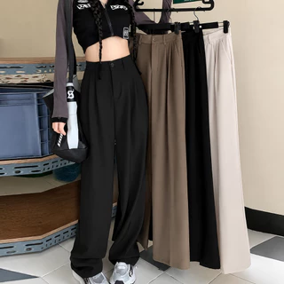 Loose Pants 332 PREMIUM Anti Kusut - Celana Kulot Highwaist Bahan Jatuh