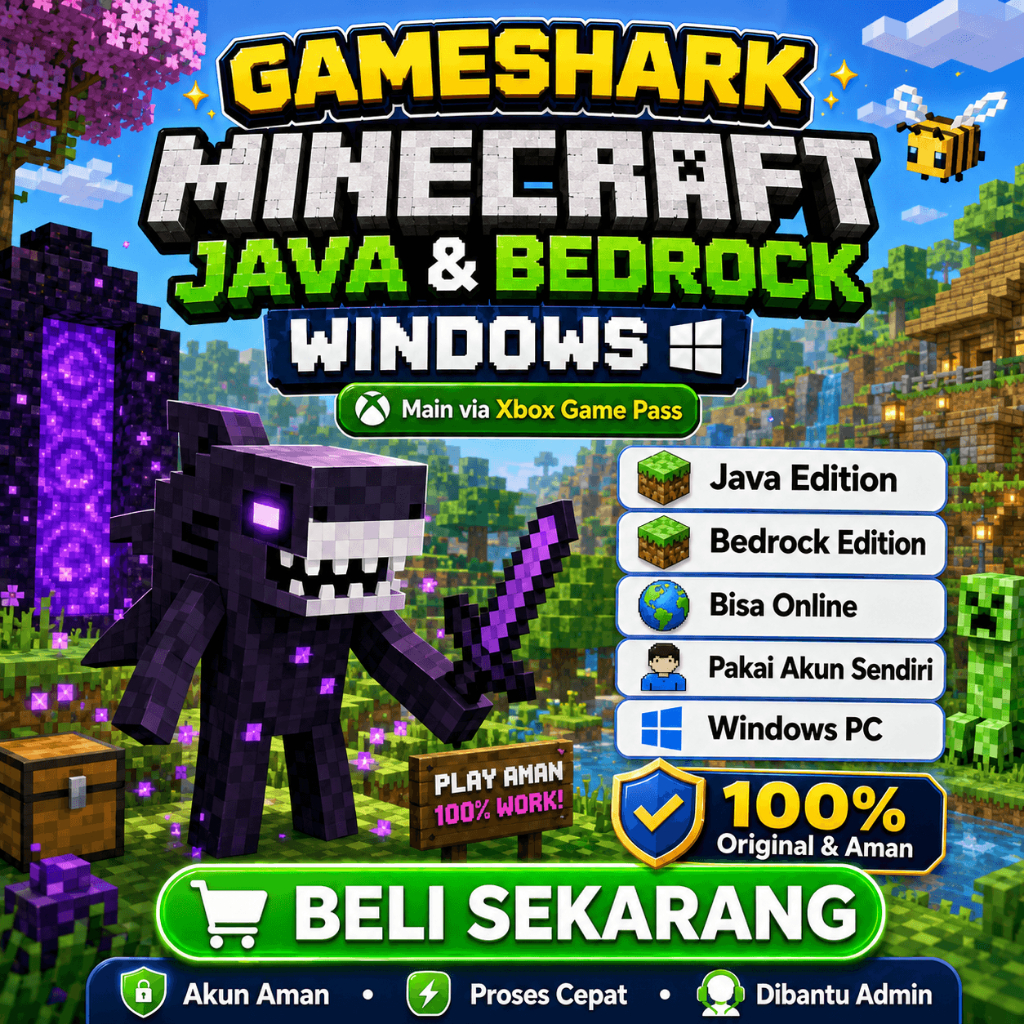 Jual Minecraft Java Bedrock Windows PC Xbox Game Pass Premium Online ...