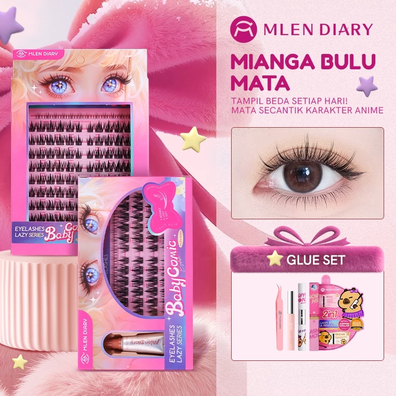 MLEN DIARY Bulu Mata Gaya Manga/Comic Bu...