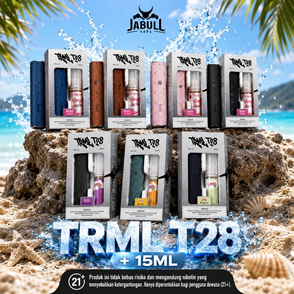 Jual TRML T28 Bundling Pod Kit + Liquid Saltnic 15ML by trml | Shopee ...