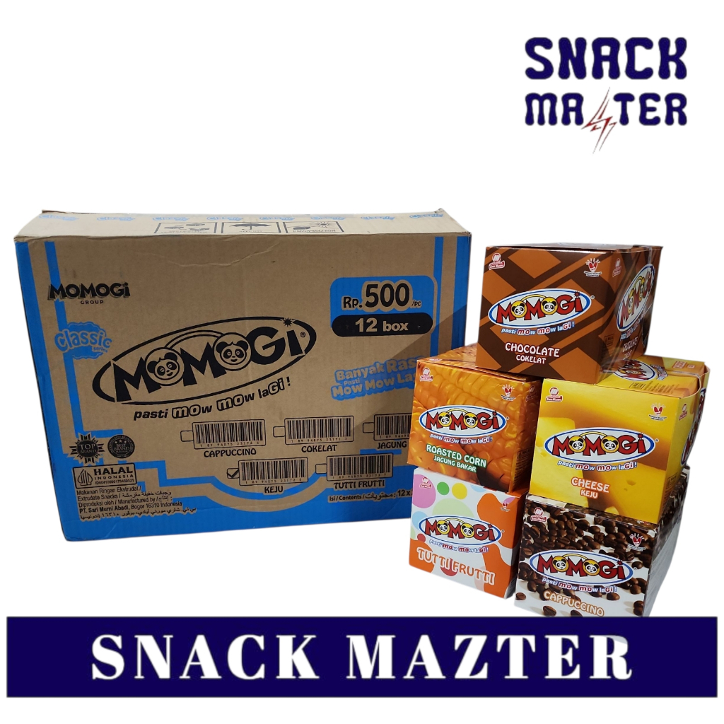 Jual Momogi Stick Snack Extrudat KARTON - Isi 12 BOX x 20 bks | Shopee ...