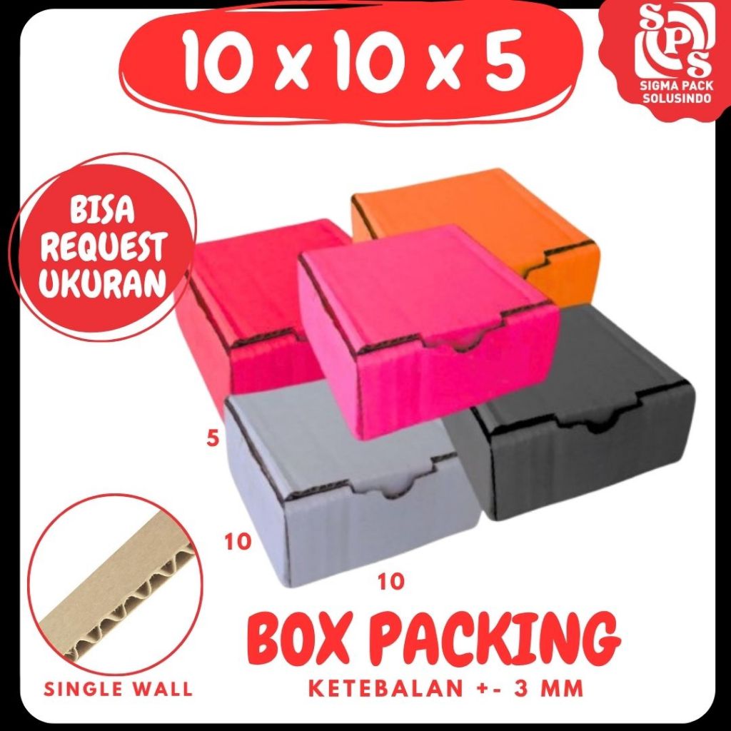 Jual Box 10x10x5 LD Kardus 10x10x5 LD Dus Jam Tangan 10x10x5 LD Kotak ...