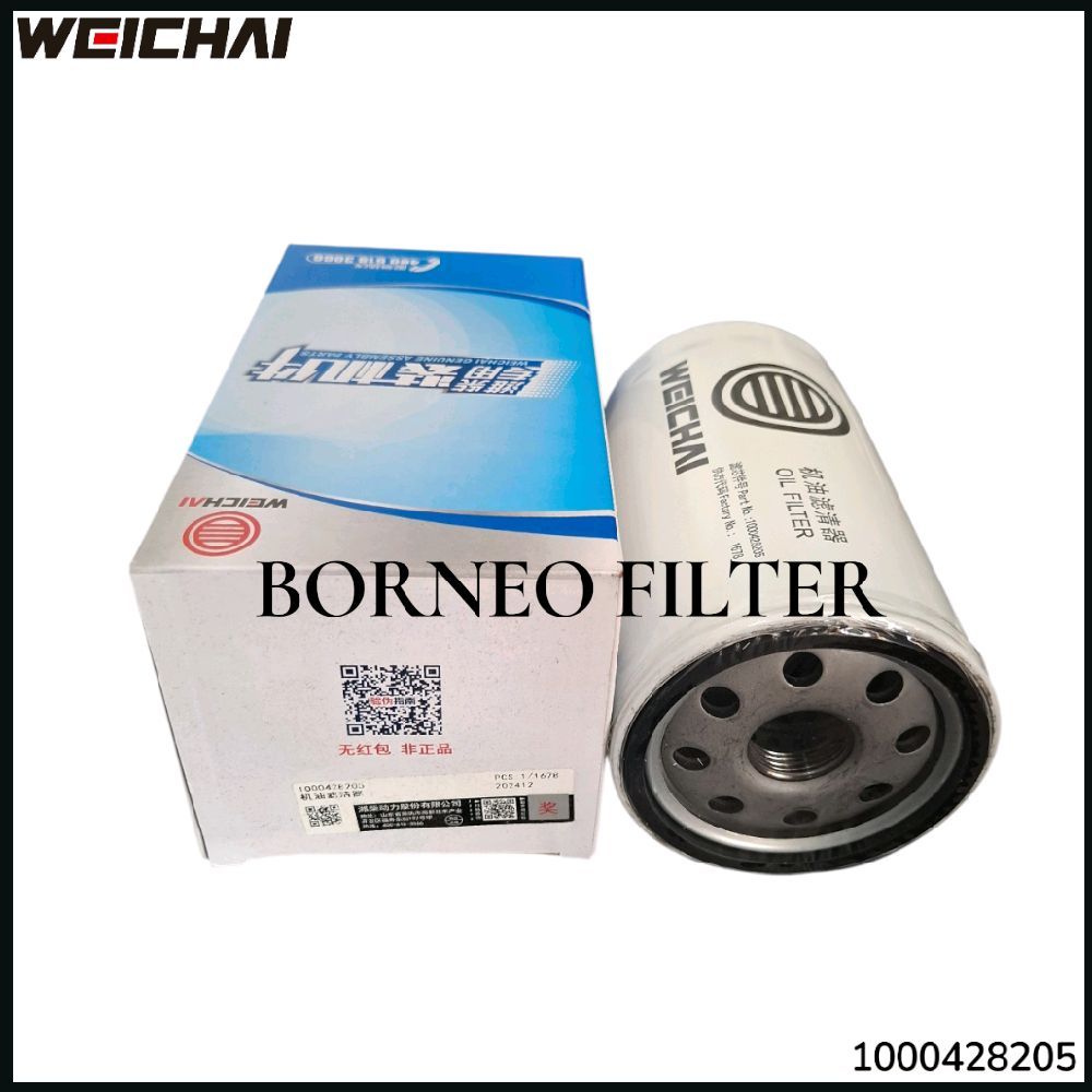 Jual 1000428205 Weichai Genuine Oil Filter 60327523 R010077 LF16285 ...