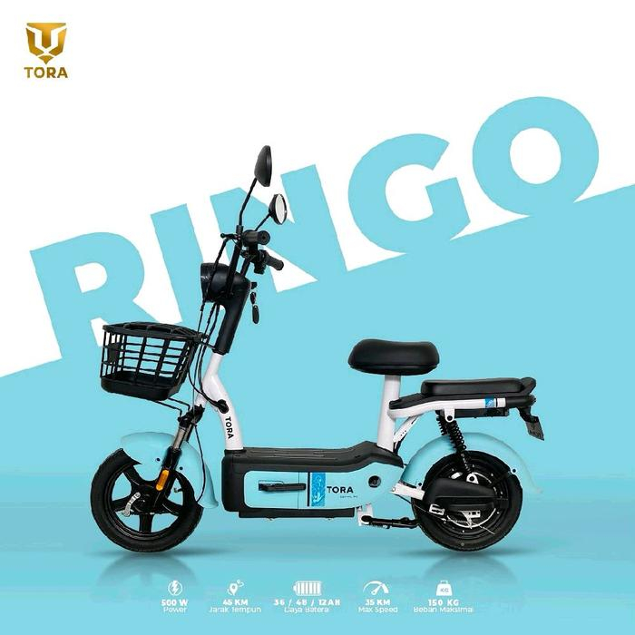 Sepeda Listrik TORA RINGGO 36V/12 Ah Sepeda Listrik Mini Anak