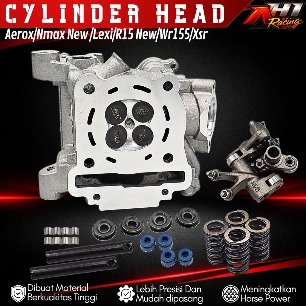 Jual CYLINDER BLOK HEAD AEROX NEW NMAX 155 WR155 XSR 155 R15 NEW VVA V3 ...