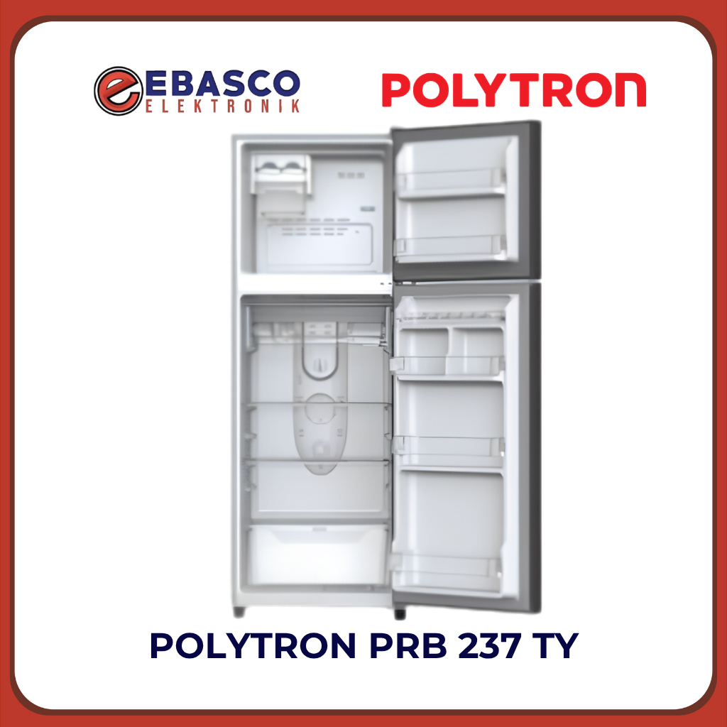 Jual POLYTRON Kulkas PRB 237 TY 2 Pintu Kapasitas 220 Liter Garansi ...