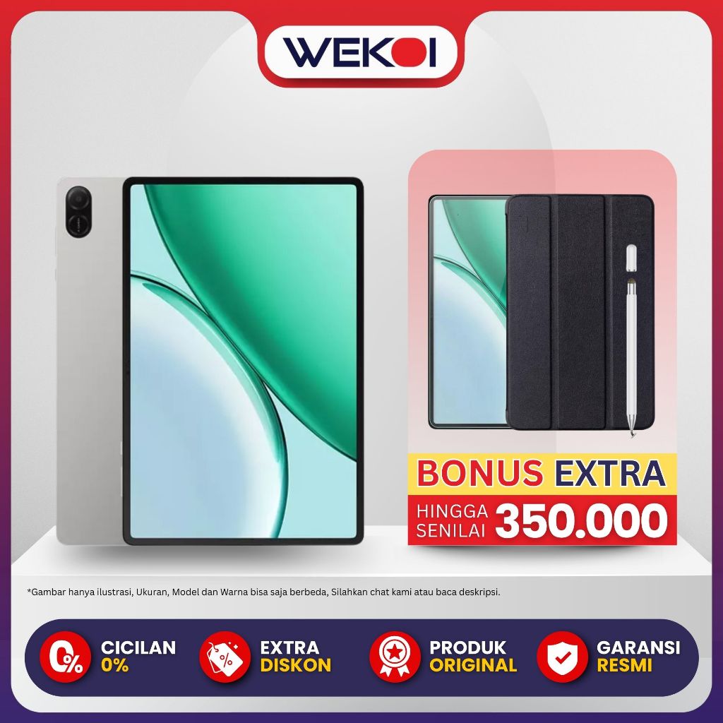 Jual HONOR Pad X8b Tablet RAM 4GB + 4GB MEMORY 128GB Layar 11