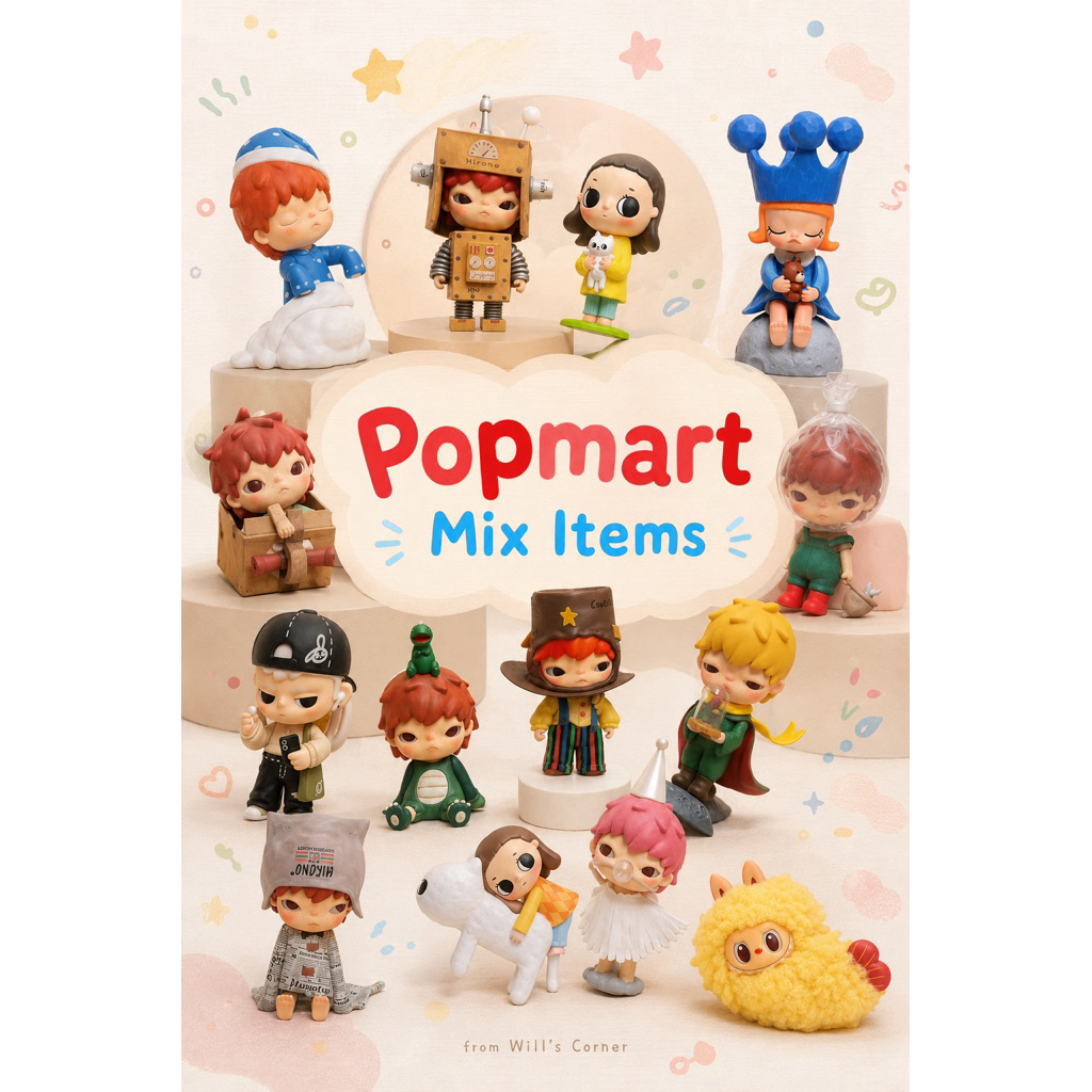 Jual ALL POPMART Selected Characters Hirono, Labubu, Molly, Kubo