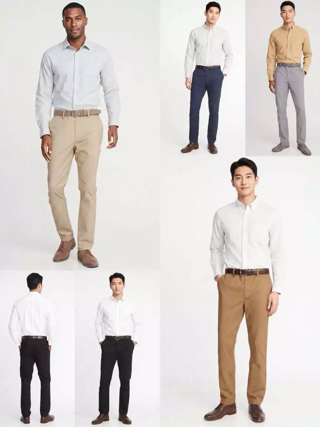 Celana Panjang Chino Pria Kantoran OLN Men's Athletic Ultimate Chinos - 9305