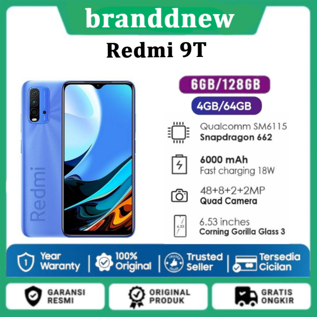 Jual Xiaomi Redmi 9t 128GB Terlengkap & Harga Terbaru Juni 2026 ...