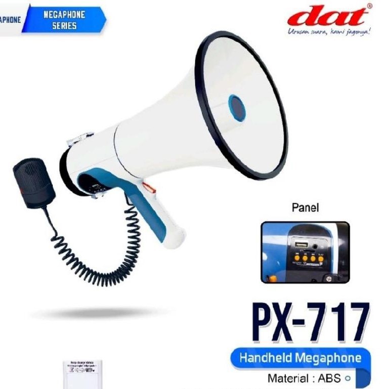 Jual MEGAPHONE DAT PX-717 100WATT BLUETOOTH | Shopee Indonesia