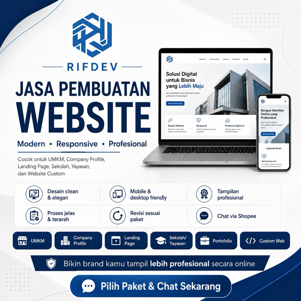 Jasa Pembuatan Website Indramayu | Website UMKM, Company Profile, Landing Page