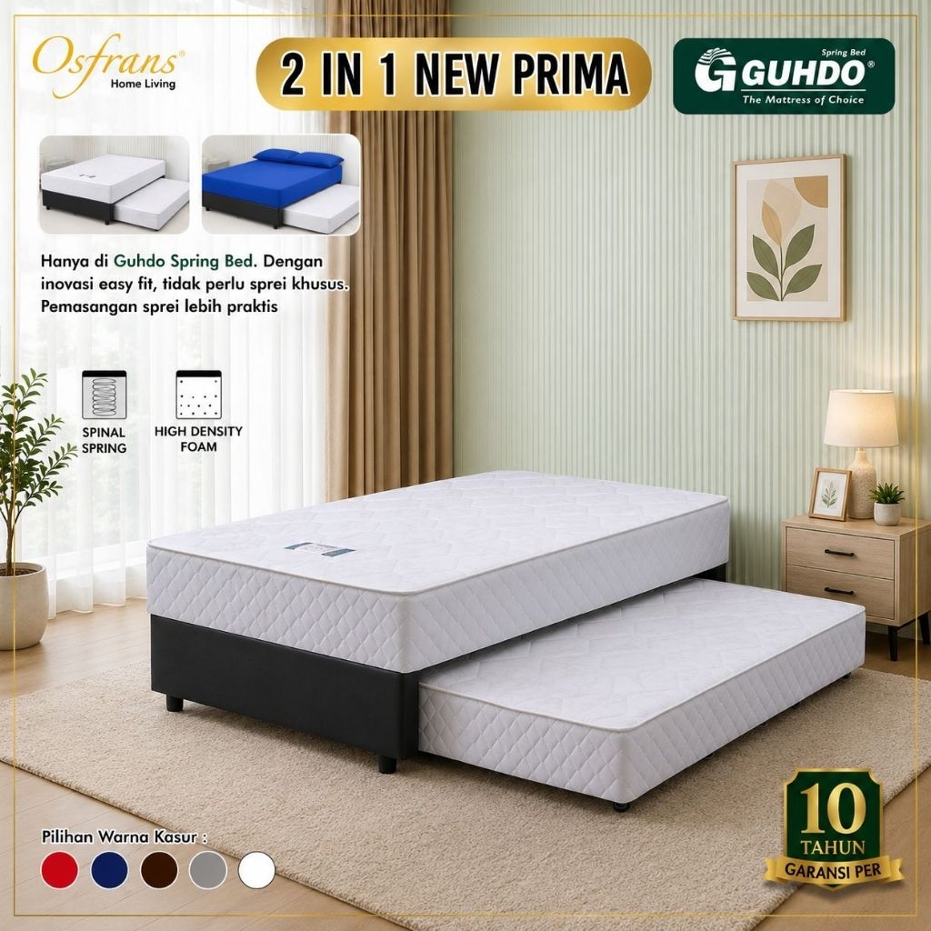Jual Guhdo Spring Bed New Prima 2 in 1 - 100 x 200 TANPA SANDARAN ...