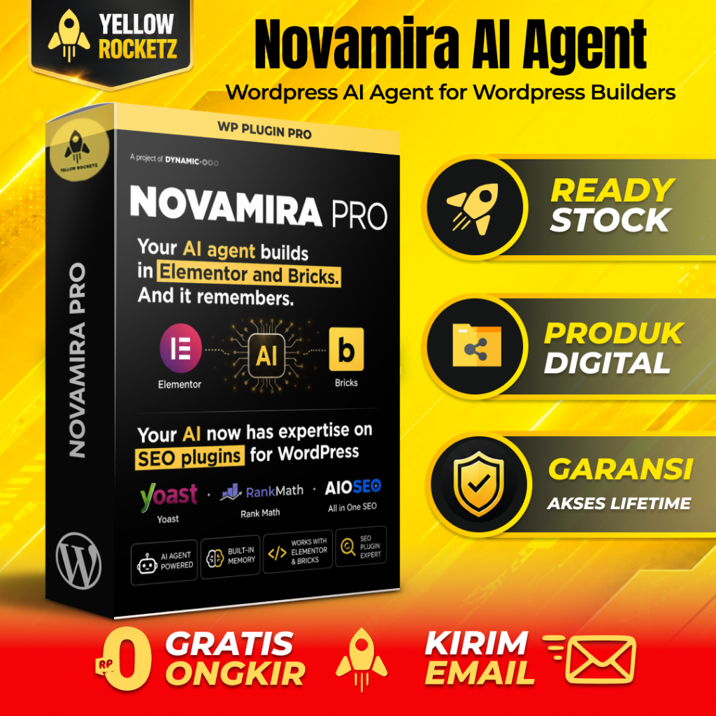 NOVAMIRA PRO AI Agent - Plugin Pro AI Agents for WordPress - Lifeitme Unlimited