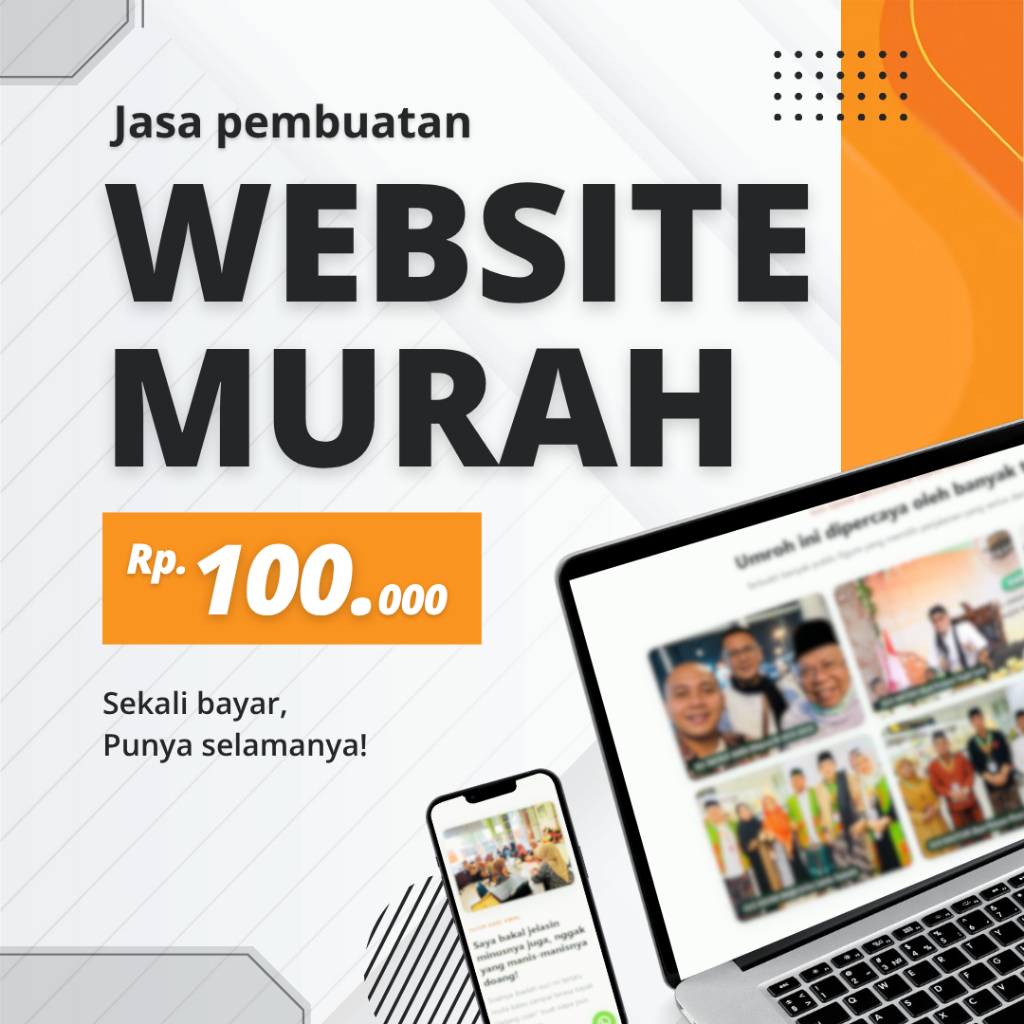 Jasa Bikin Website UMKM Company Profile | Landing Page Bisnis | Desain Custom + Gratis Domain