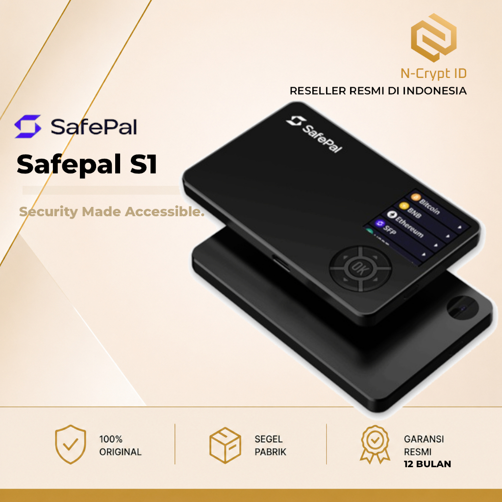 Safepal S1 S 1 Hardware Security Wallet Original Reseller Resmi