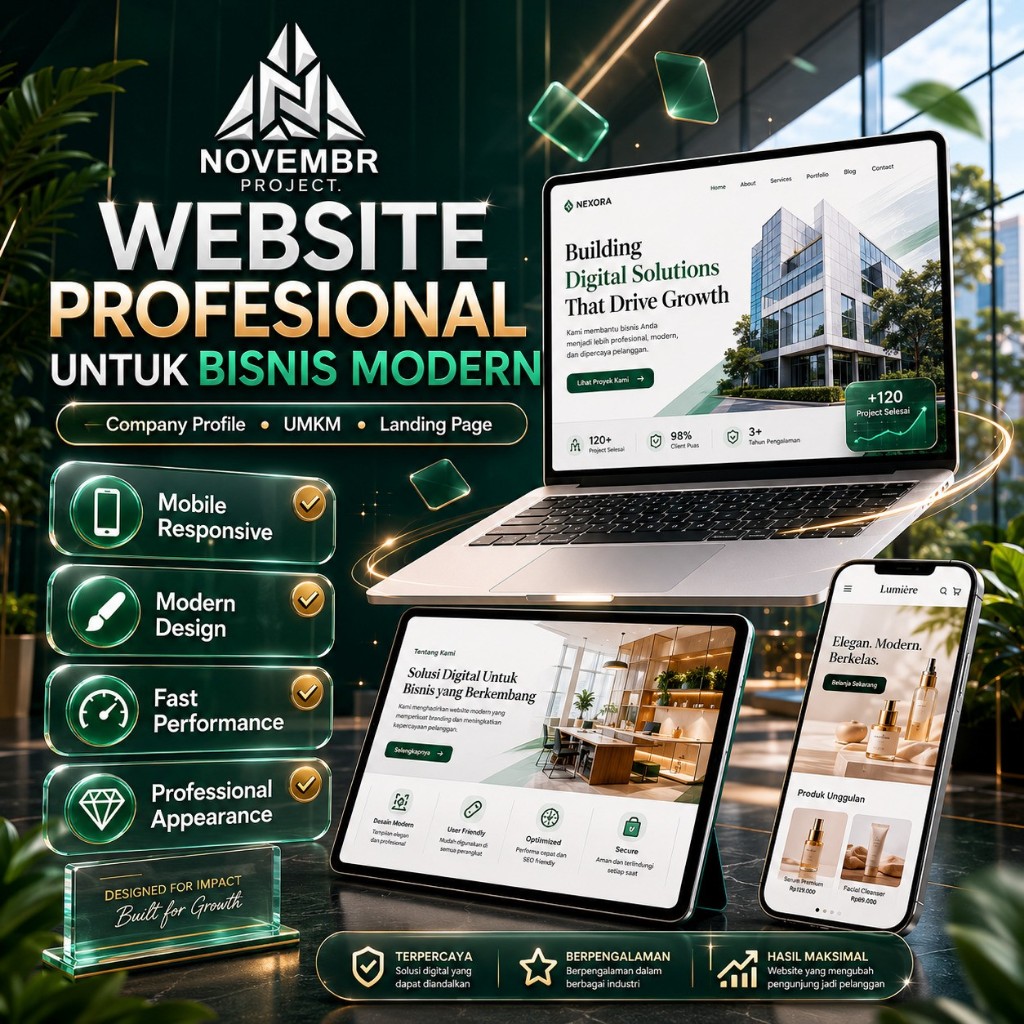 Jasa Pembuatan Website Profesional | Company Profile | UMKM | Landing Page