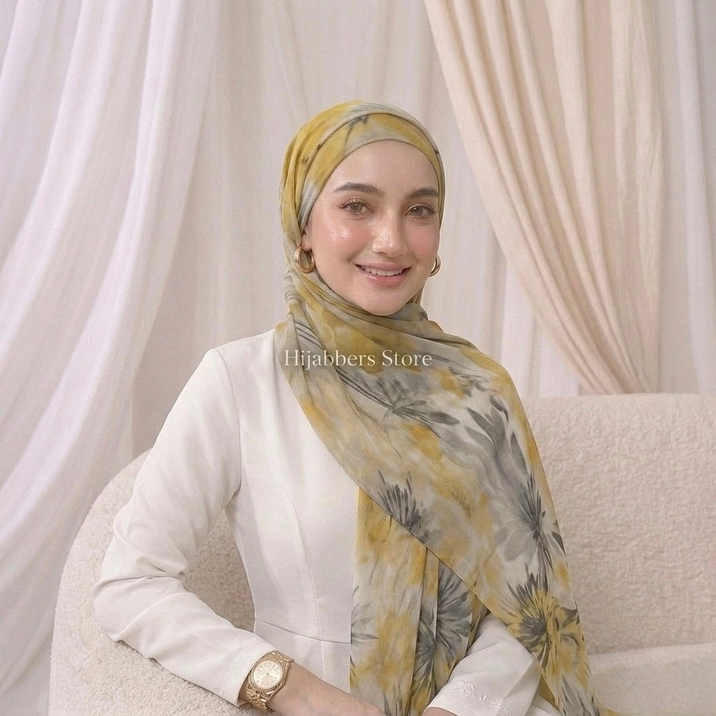 Foto 2 Pashmina Printing Sublime Hijab Jilbab Motif Ceruty Babydoll | 019