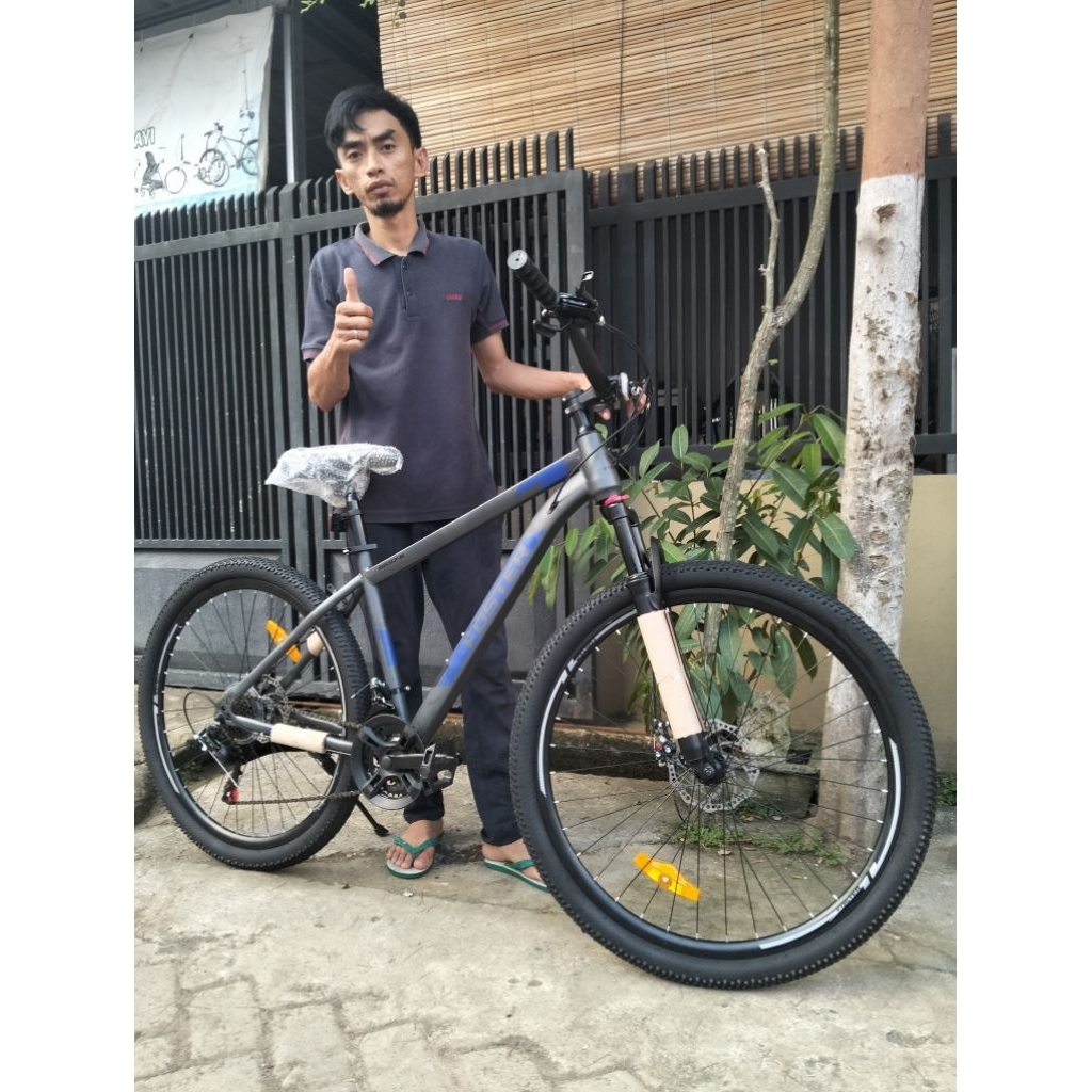 Jual SEPEDA GUNUNG MTB FOSTER 6657-8 UKURAN 27.5 INCHI 8X3 SPEED COCOK ...