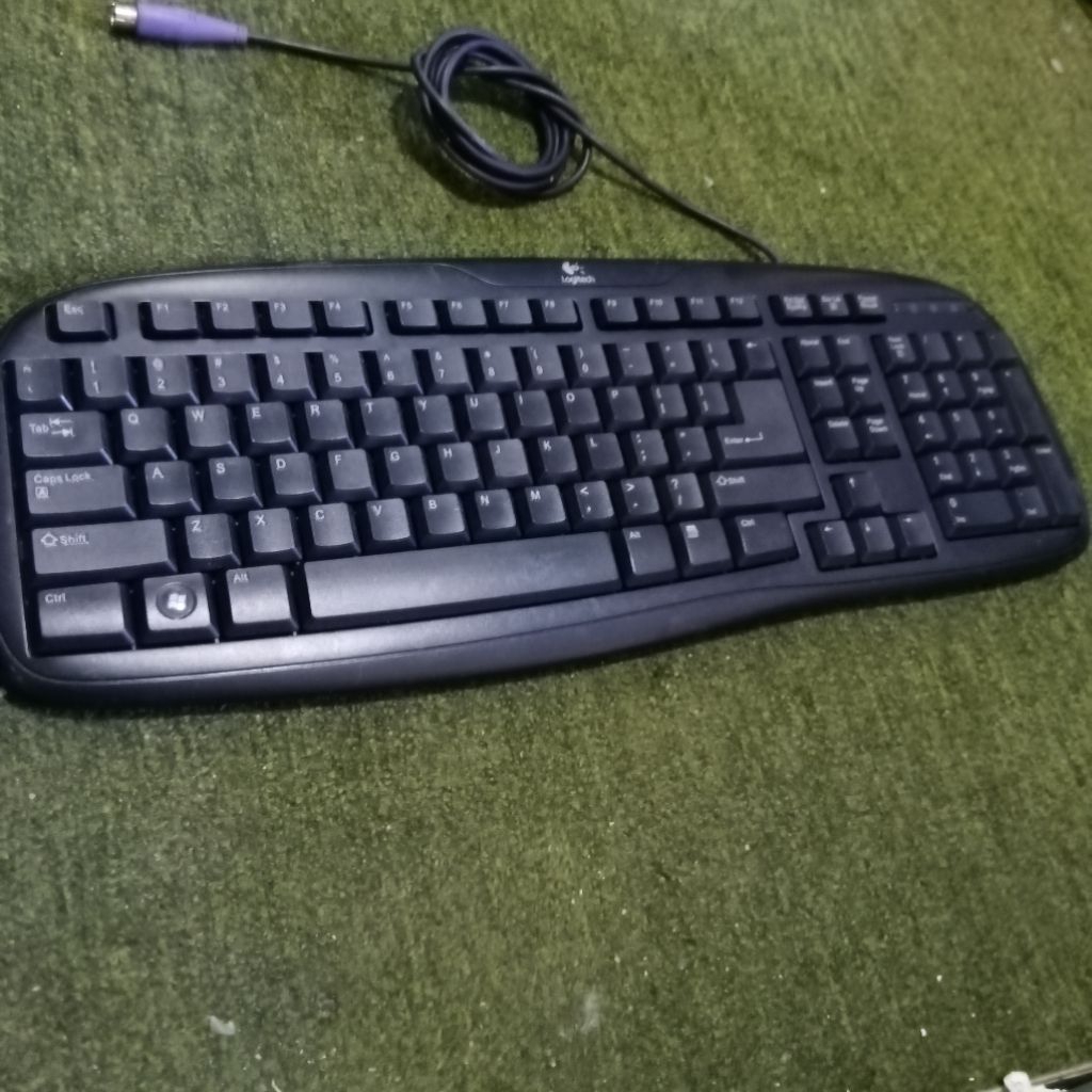Jual keyboard PS2 Logitech classic original | Shopee Indonesia