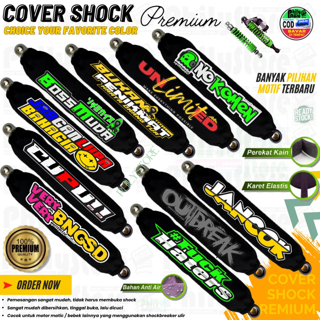 Sarung shockbreaker tutup Shockbreaker Tutup Shock Belakang cover shock breker/sarung shock motor cover shock belakang Motor Universal