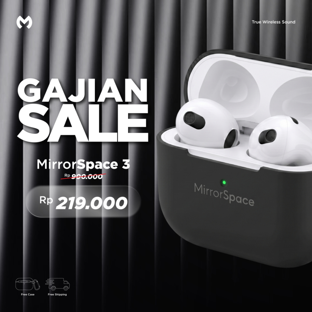 Jual Ms Tws - MirrorSpace Generation 3 w/ logo MirrorSpace | Shopee ...