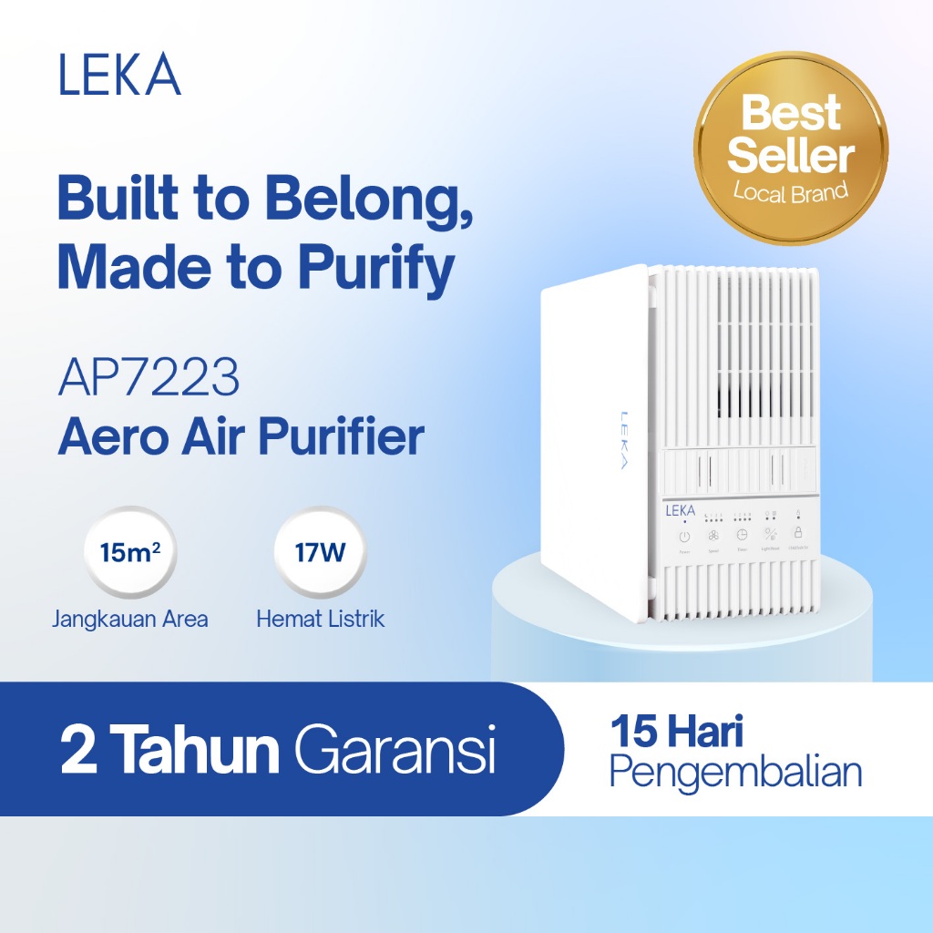 Jual LEKA - AP7223 Aero Air Purifier - Pembersih Udara True HEPA 13 ...