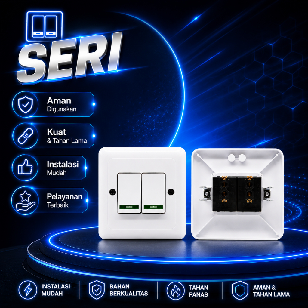 Jual Saklar Lampu Inbow / Saklar Seri Engkel Stop Kontak / Saklar Inbow ...