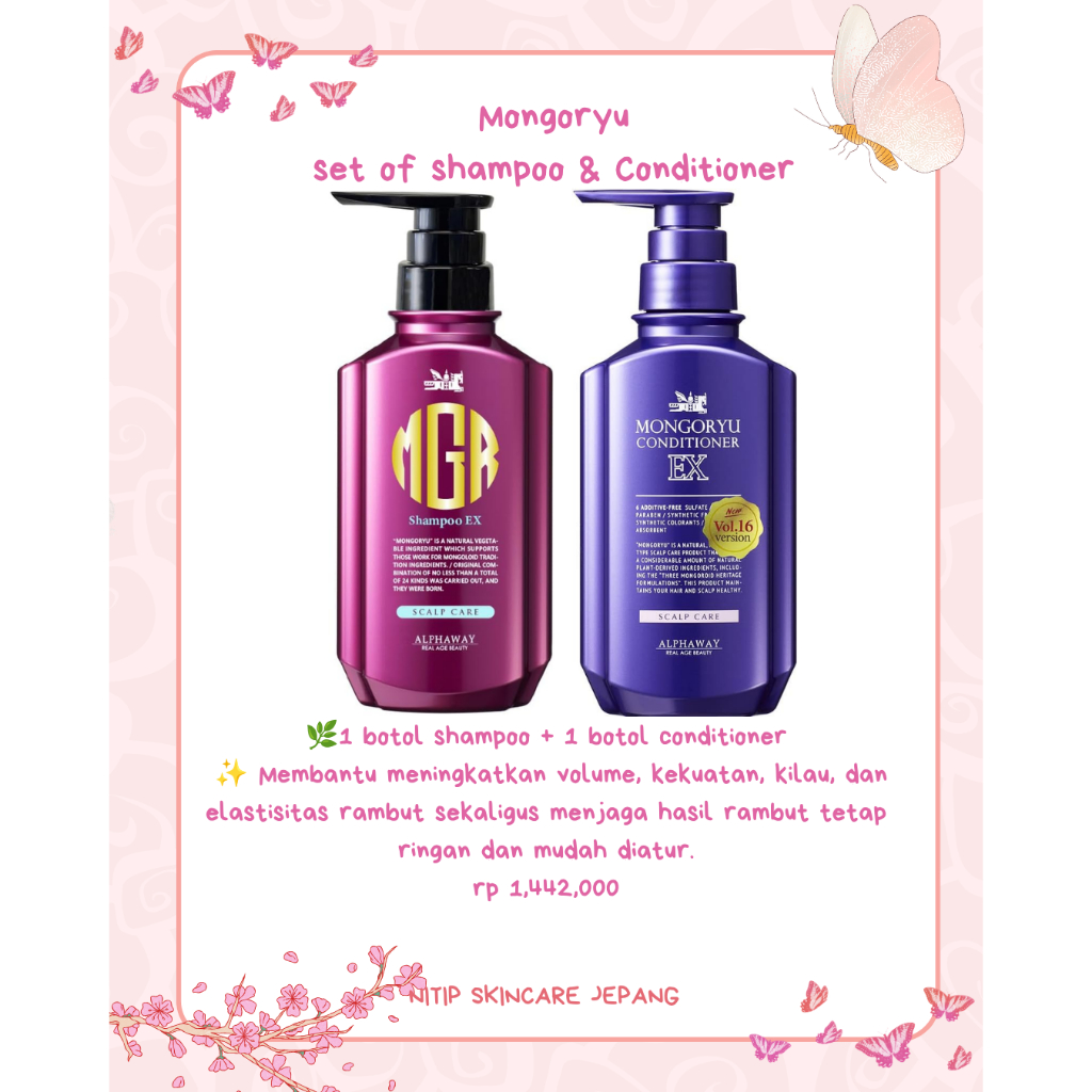 Jual PO Jepang -- Mongoryu shampoo scalp care EX 350ml original
