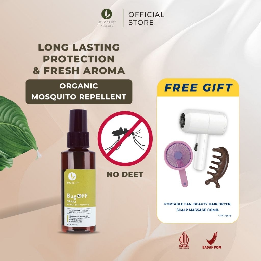 Jual [Flash Sale] Eucalie Bug Off Anti Nyamuk Organik, Mosquito ...