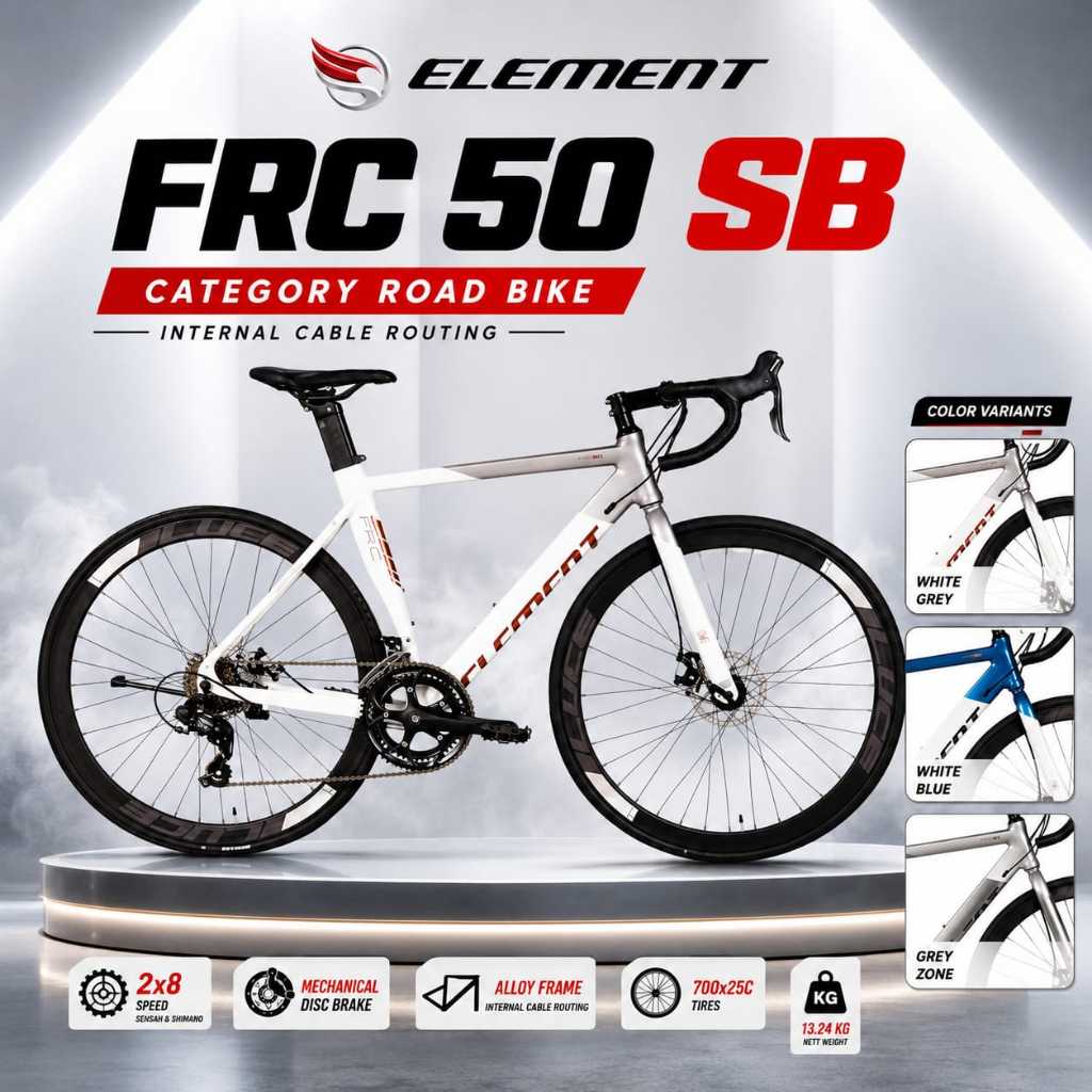 Jual SEPEDA BALAP ROAD BIKE ELEMENT FRC 50 EVO 700c BEST QUALITY ...