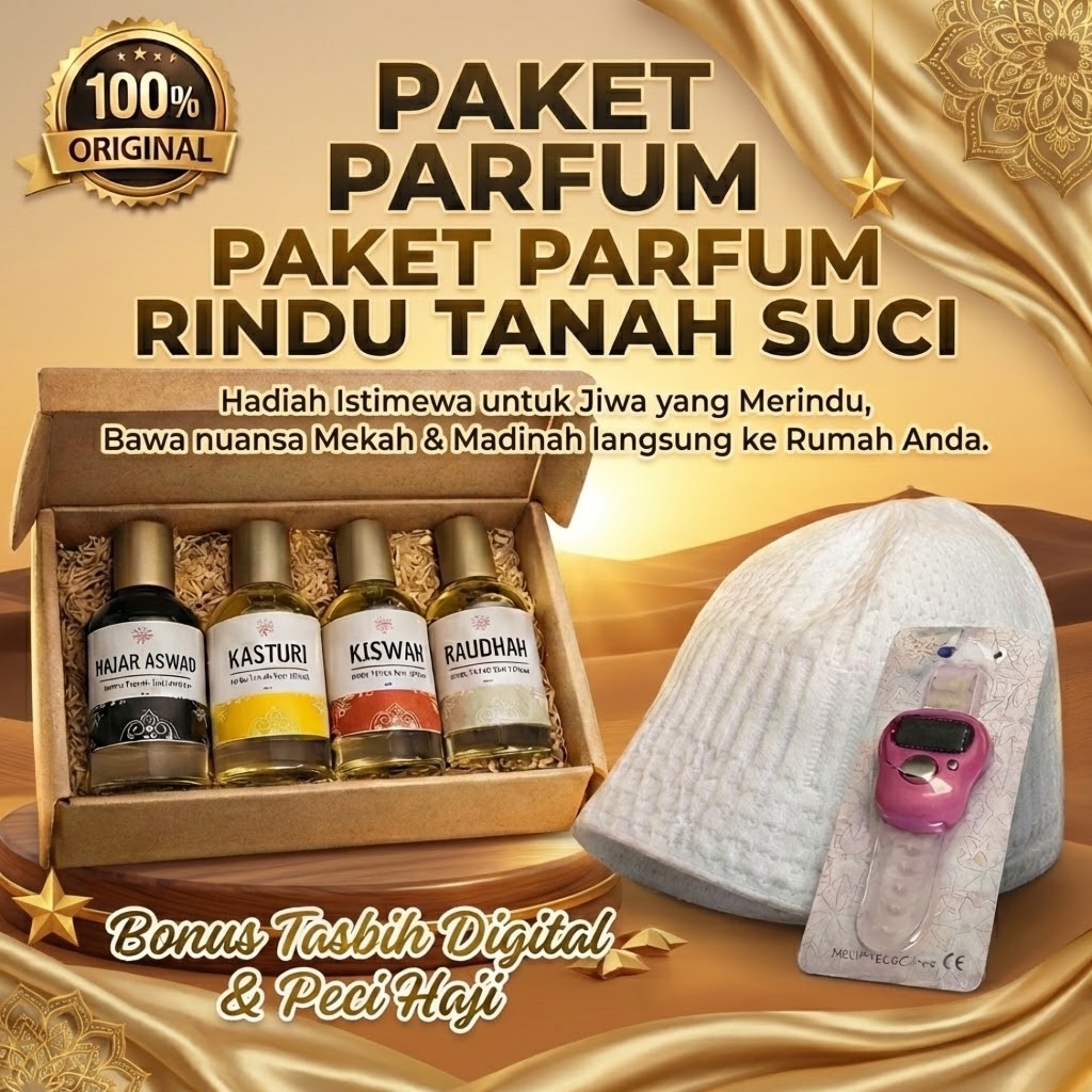Jual PARFUM RINDU TANAH SUCI BAITULLAH | Original Kasturi Kiswah Raudah ...