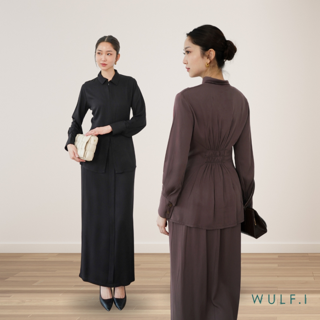 Jual Wulfi One Set Raya One Set Wanita One Set Atasan Rok | Shopee ...