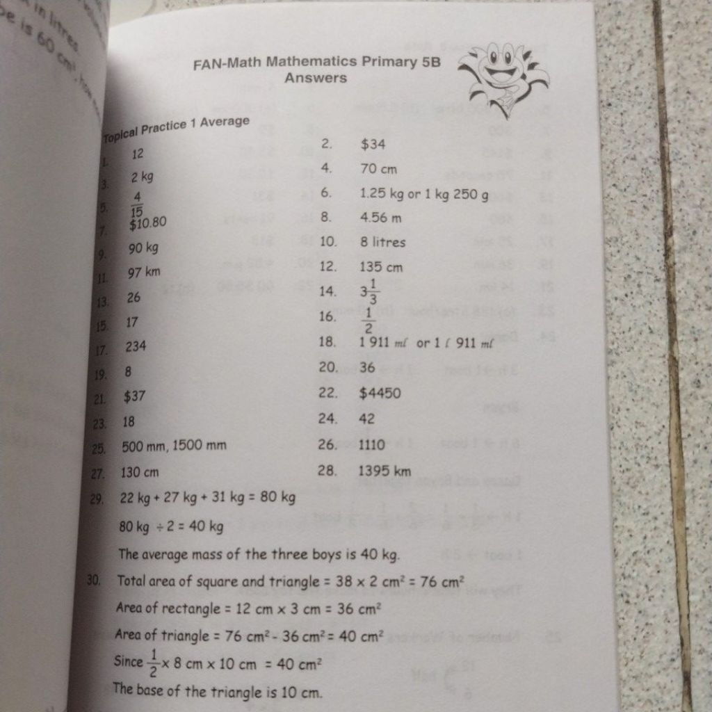 Jual Buku Bekas Fan Math Mathematics 5B Assessment Books | Shopee Indonesia