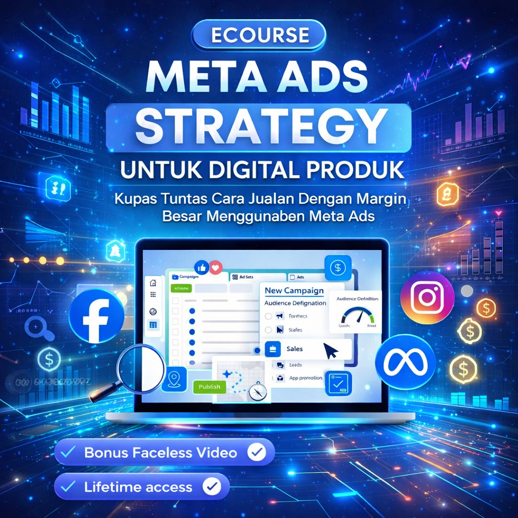 Jual ECOURSE META ADS STRATEGY UNTUK DIGITAL PRODUK Kupas Tuntas Cara ...