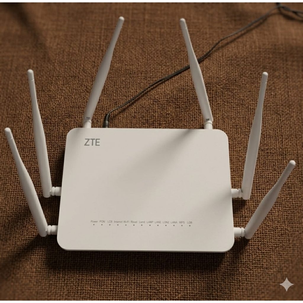 Jual Router ZTE ZXHN F670 6 antena premium GPON ONT Modem router ...