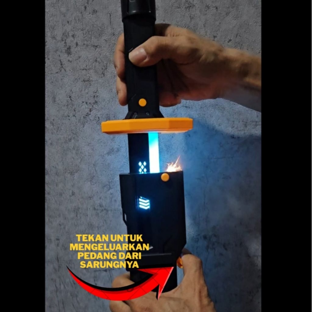 Jual Mainan Pedang Percikan Api, Efek Asap dan Lampu BTC0813 Mainan ...