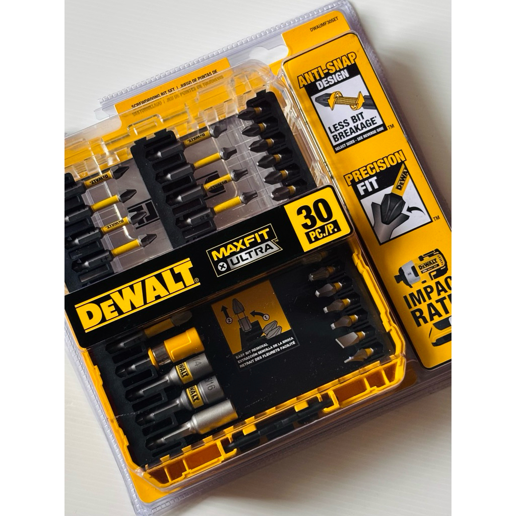 Jual DEWALT Screwdriver Bit Set DWAUMF30 Maxfit Ultra 30 pcs Mata Obeng ...