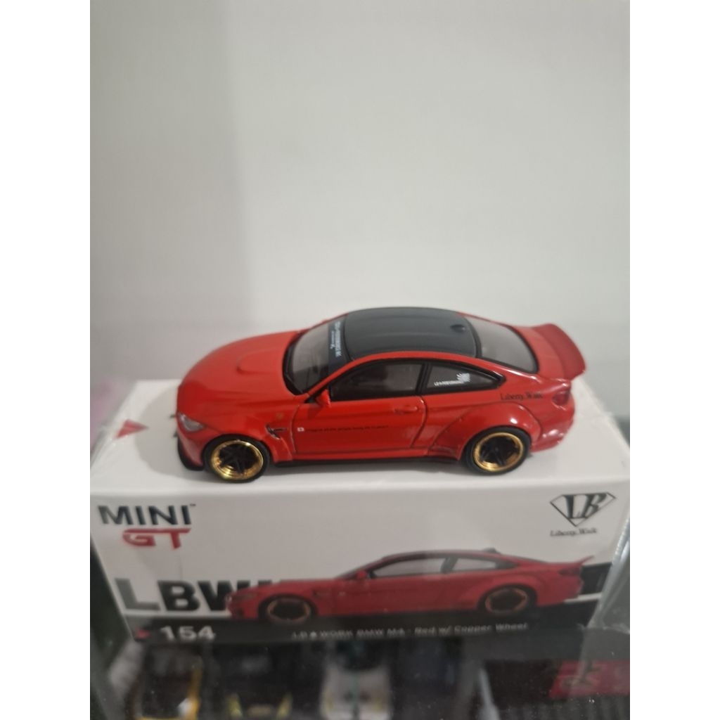 Jual MiniGT 154 LB WORKS BMW M4 Red w/ Copper Wheel | Shopee Indonesia