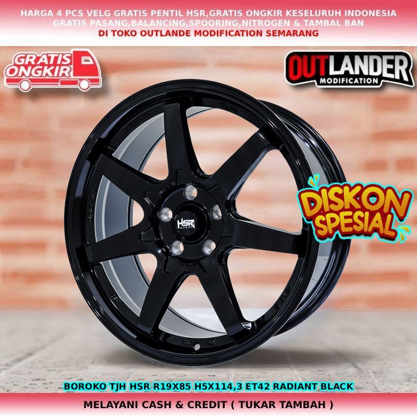 Jual Velg Mobil Racing R19 Cocok Buat Mobil Civic| Innova Zenix| Crv ...