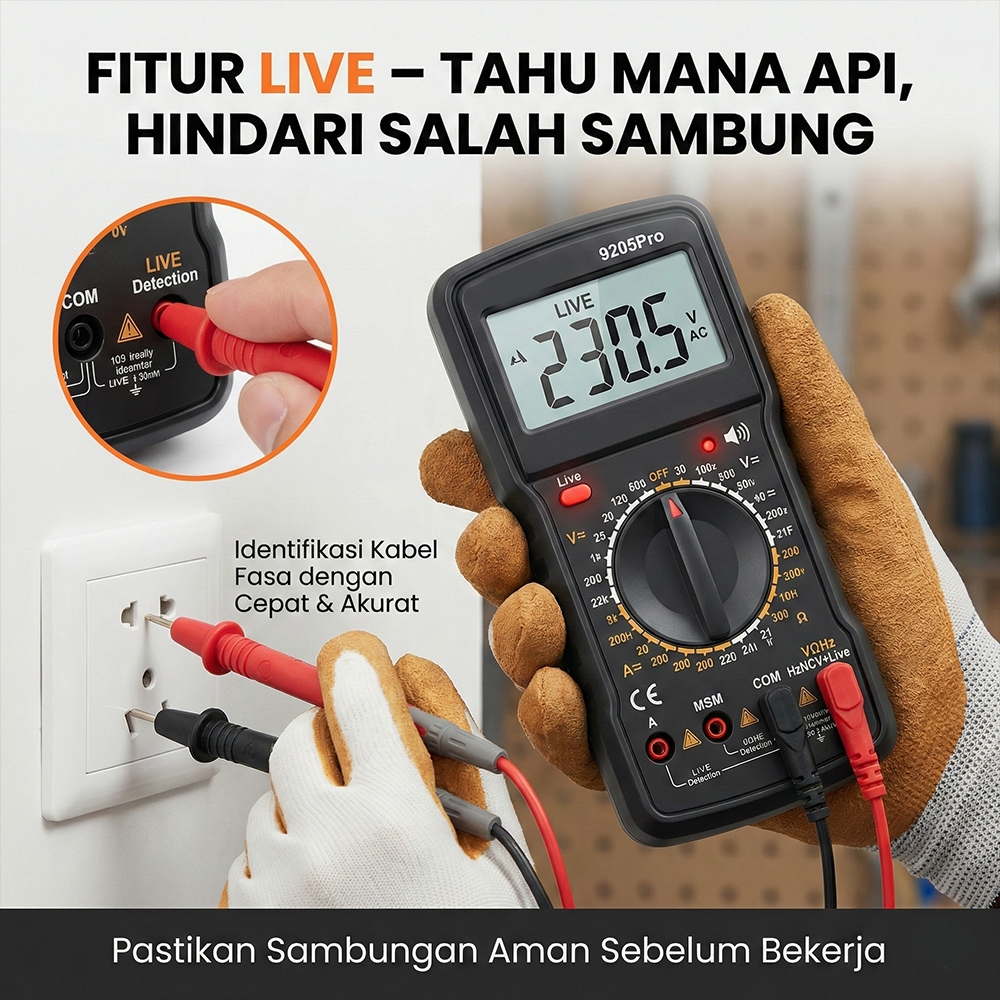 Jual REAIM Multitester Digital Otomatis 2000 COUNTS Avometer Digital ...
