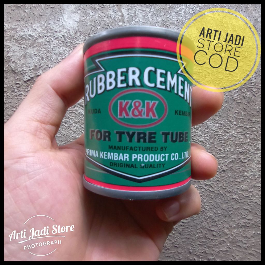 Jual Lem Tambal Karet Ban K&K Rubber Cement | Shopee Indonesia