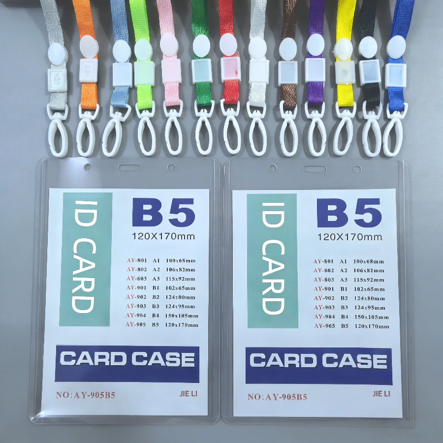 Jual ID Card Case B5 + Tali Pilihan Warna Cocok Untuk Name Tag Kartu ...