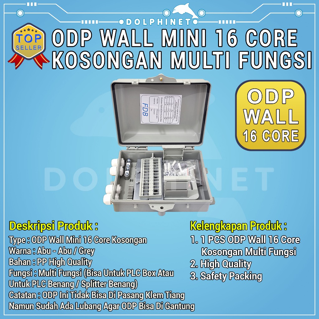 Jual Odp Mini 16 Core Kosongan Support PLC Box 16 Core / ODP 16 Core ...
