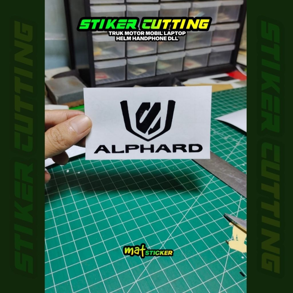 Jual STIKER ALPHARD STICKER CUTTING TRANSPARAN | Shopee Indonesia