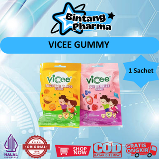 Jual VICEE GUMMY (1 SACHET ISI 6 GUMMIES @18GR) - PERMEN LUNAK DENGAN ...