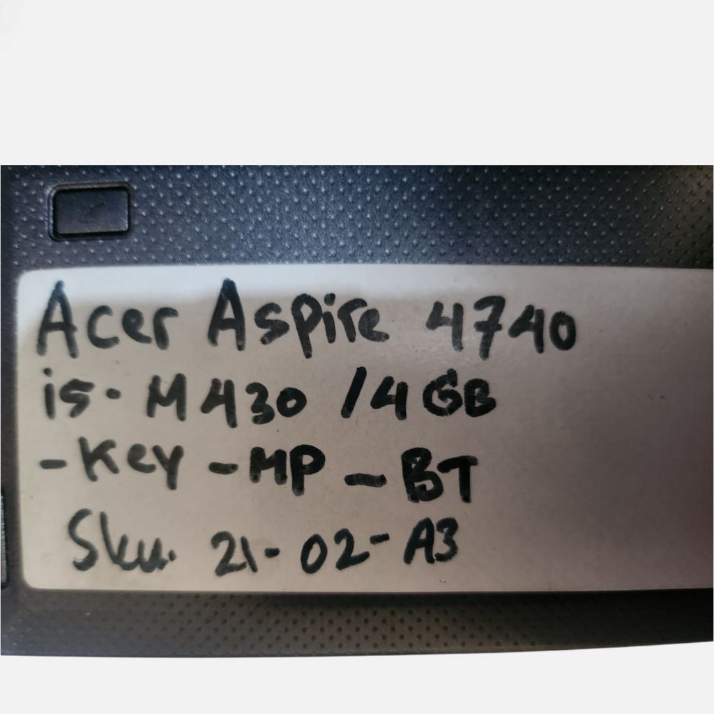 Jual Laptop Acer Aspire 4740 Intel Core i5 M430 Tanpa Ram/HDD Minus ...