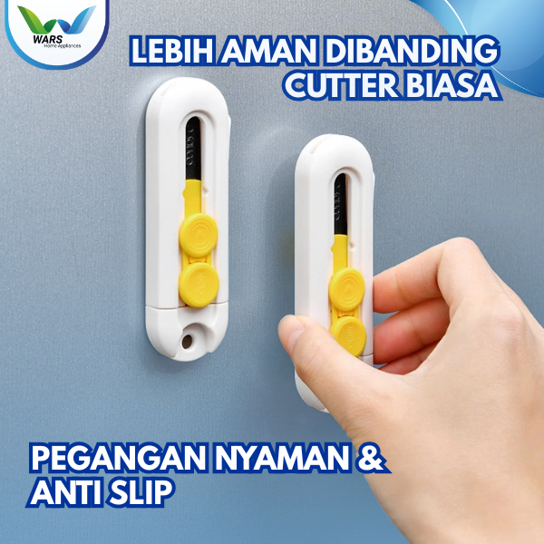 Jual WARS Cutter Pisau Pemotong Portable Aman Untuk Anak | Shopee Indonesia